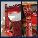 meuble peint peintre sur meuble atelier so creativ fauteuil dagobert rouge design baroque