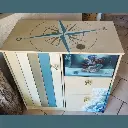 meuble peint peintre sur meuble atelier so creativ commode bord de mer plage vague resine signature aquarium 10.webp