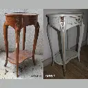 meuble peint table rognon louis XVI transition peintre sur meuble atelier so creativ 5.webp