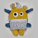 doudou monstre croque tracas mange soucis rigolo enfant cadeau couture fait main