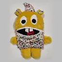 doudou monstre croque tracas mange soucis rigolo enfant cadeau couture fait main