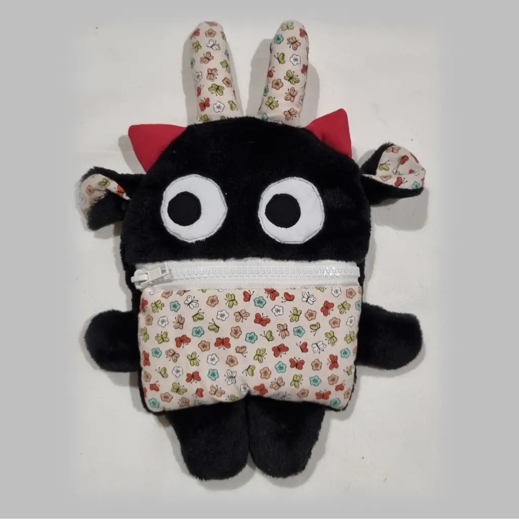 doudou monstre croque tracas mange soucis rigolo enfant cadeau couture fait main