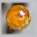 Bouton de meuble - Rose jaune