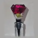 Bouchon diamant - Rose rouge