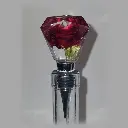 Bouchon diamant - Rose rouge