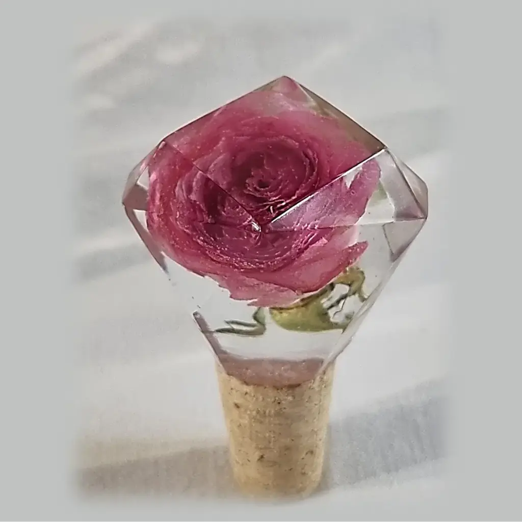 Bouchon liège - Diamant rose