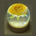 Yellow Rose Lamp