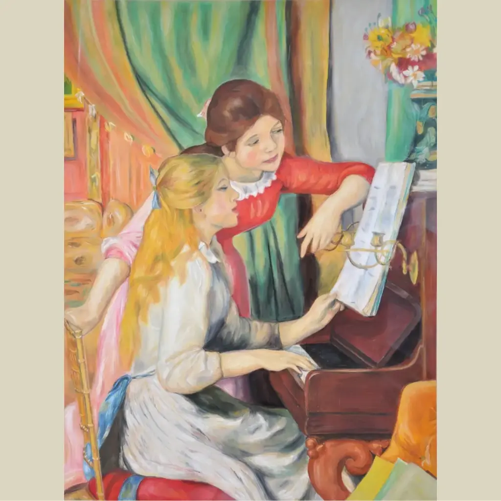 Jeune Fille au Piano - Renoir