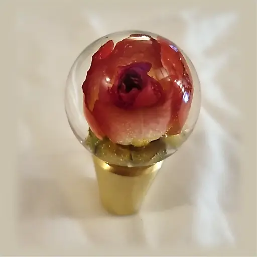 [P12] Furniture Knob - Orange Rose