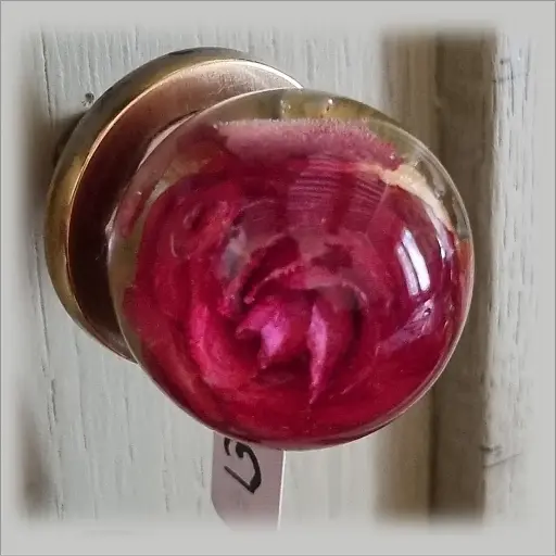 [P13] Furniture Knob - Orange Rose