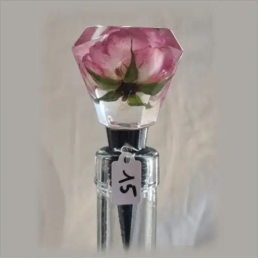 [B15] Bouchon diamant - Rose rose