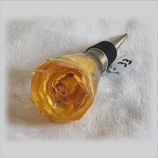 [B33] Bouchon diamant - Rose jaune