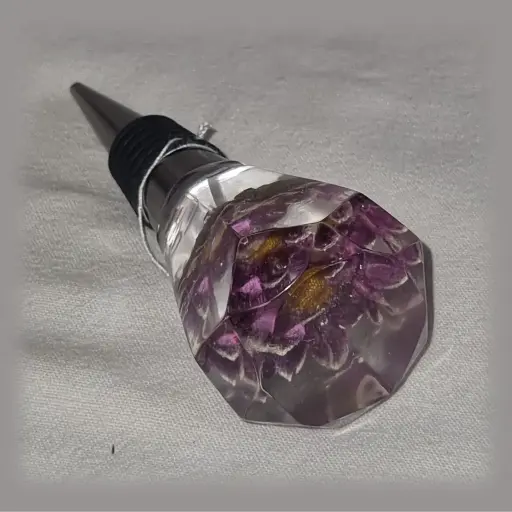 [B36] Bouchon diamant - Marguerite mauve