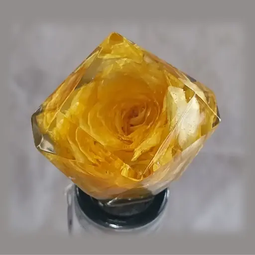 [B42] Bouchon diamant - Rose jaune