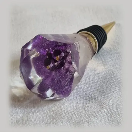 [B54] Bouchon diamant - Orchidée mauve